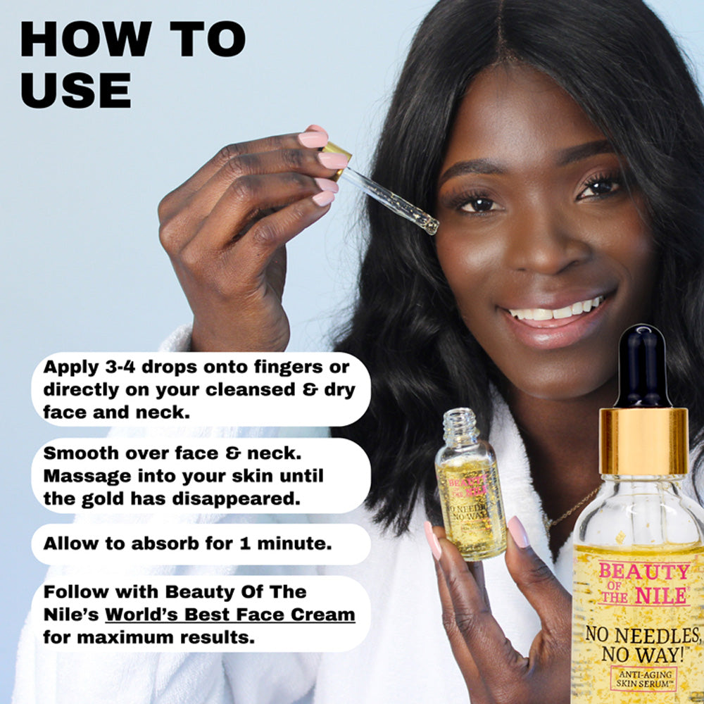 No Needles, No Way!™ Anti-Aging Skin Serum™ - 24K Gold from Beauty